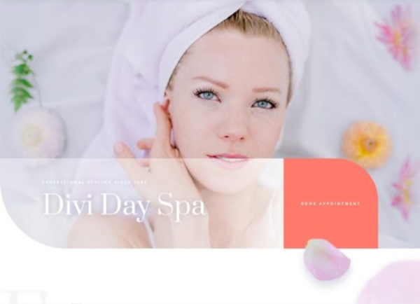 Day Spa Landing Page